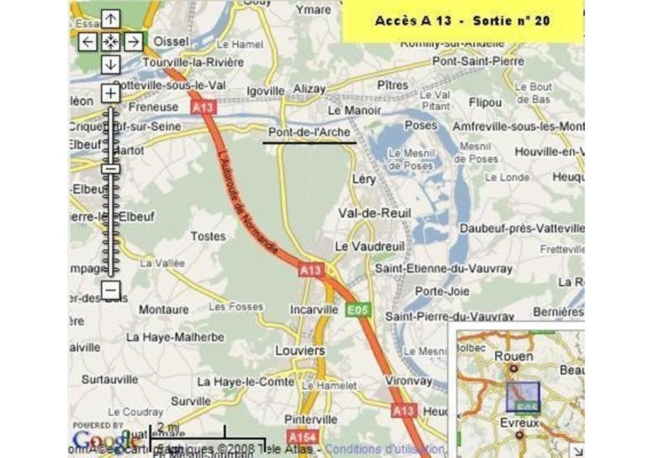 Pont-de-lʼArche Hotel De La Tour מראה חיצוני תמונה